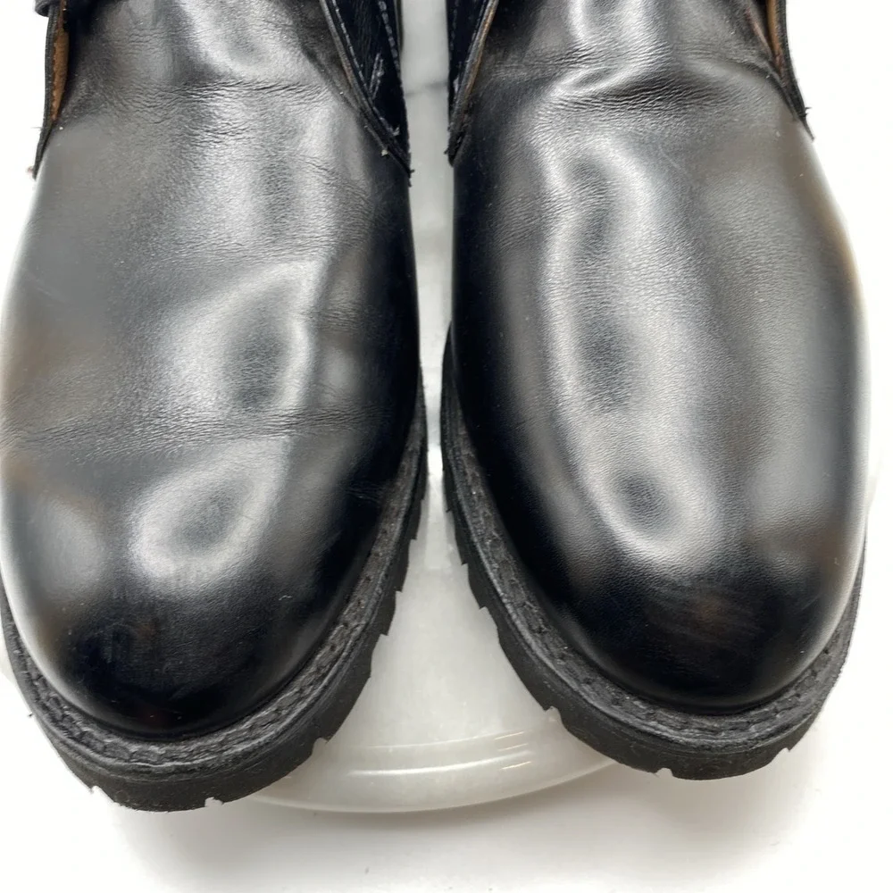 Allen‎ Edmonds Stanford Men's Black Leather Ankle Chukka Boots Sz 11.5 D Tate
